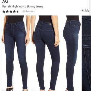 AG Farrah High-rise Skinny Jeans